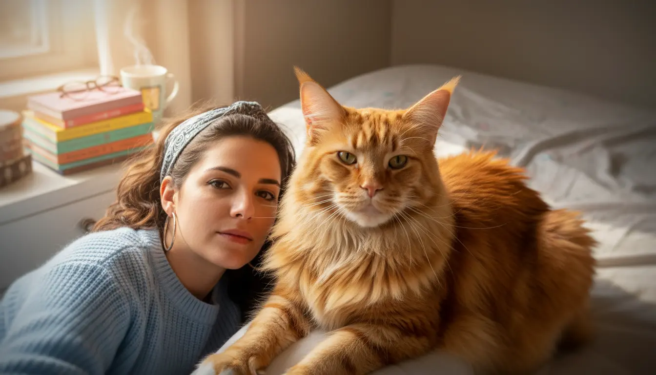 This cat is the size of a 9-year-old—see the unbelievable photos